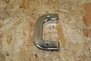 W123 interior chrome door latch trim right used OEM