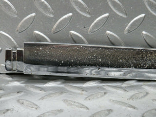 R107 SLC trunk chrome handle moulding left used OEM