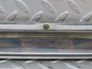 W109 rear left door sill chrome used OEM