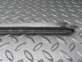 W111 rear left door front chrome window channel used OEM