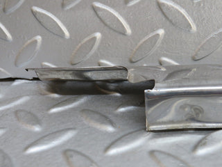 W109 front right door sill chrome used OEM