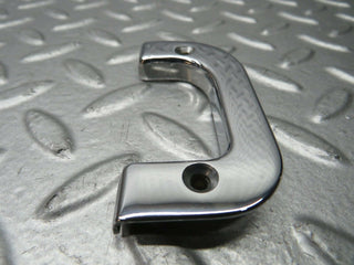 W123 Wagon left chrome door latch trim used OEM