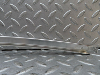 W123 rear right door chrome window channel used OEM