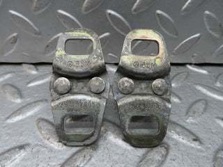 W140 Coupe bonnet lock latch pair used OEM