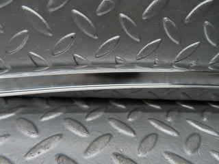 W123 rear right door chrome window channel used OEM