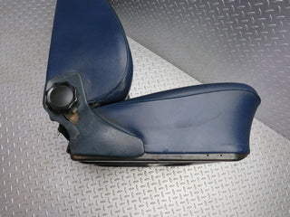 W123 front right driver seat blue used OEM