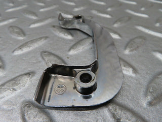 W116 right door interior chrome latch trim used OEM
