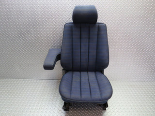 W201 Baby Benz front left passenger seat blue used OEM