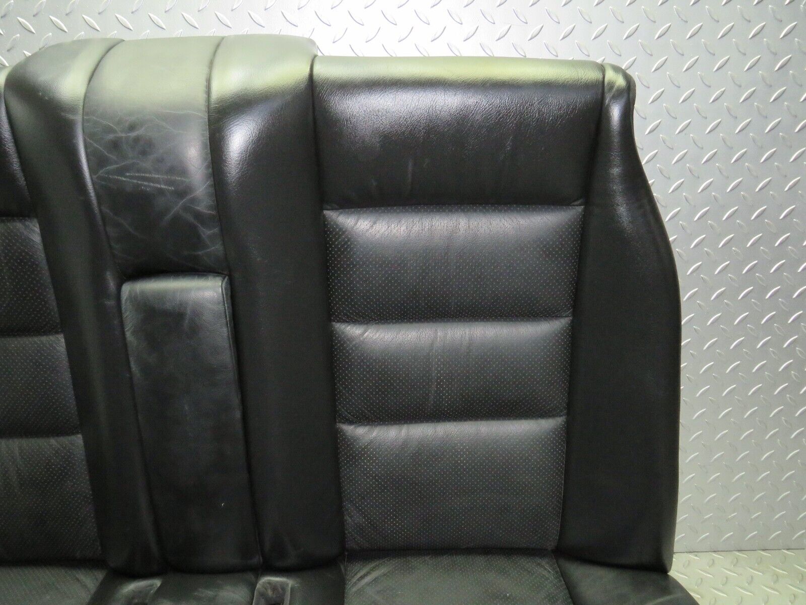 37878 Mercedes-Benz A124 320E Cabriolet Rear Seat Leather Black 1249203116