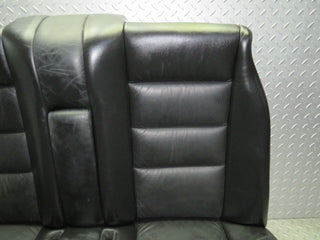 W124 Cabriolet rear seat leather black used OEM