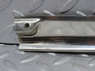 R129 SL folding top chrome top cover trim left used OEM