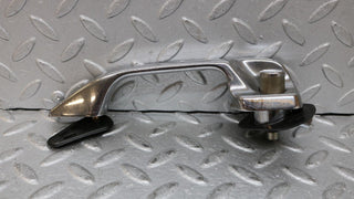 W109 rear left door chrome handle used OEM