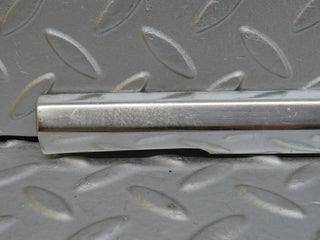 W126 front left door chrome moulding trim used OEM