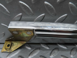 W123 rear left door chrome window channel used OEM