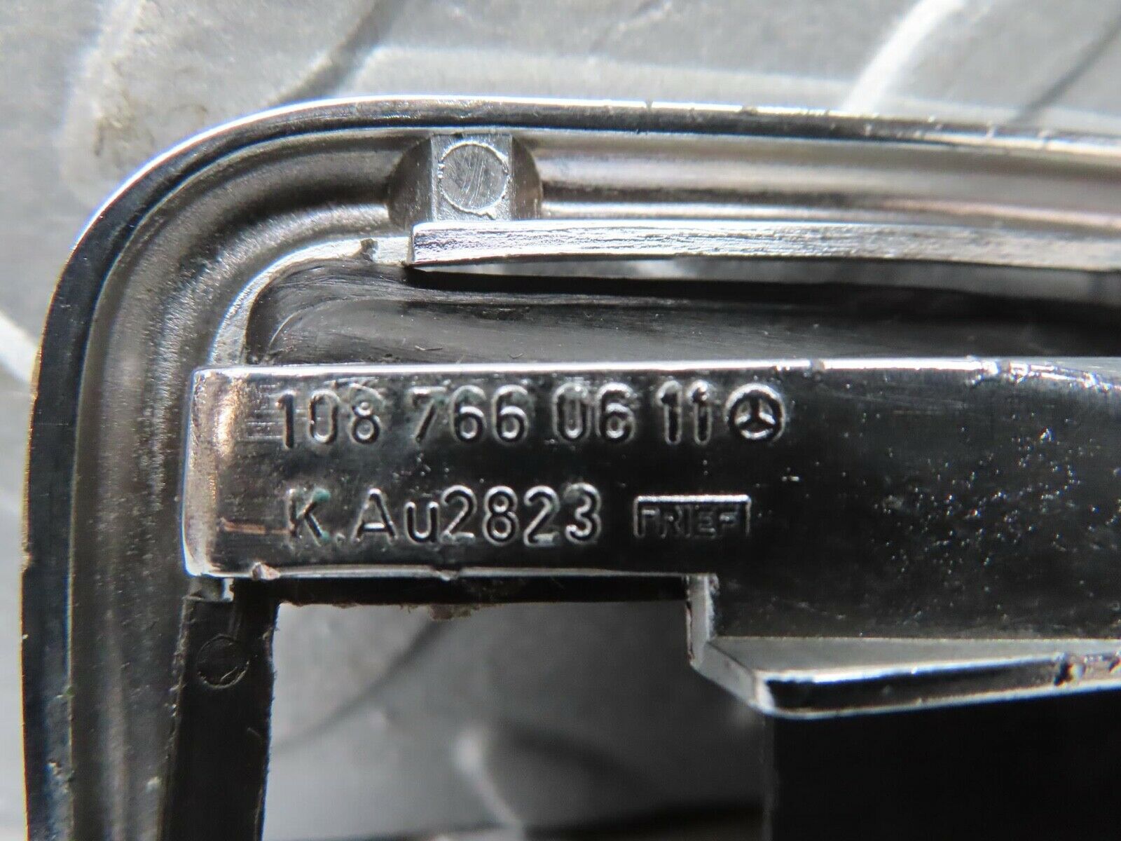 13610 Mercedes-Benz W123 200 Chrome Frame For Door Opener Right 1087660611
