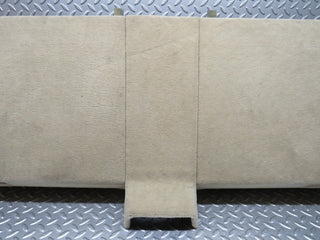 R129 SL rear storage carpet panel beige used OEM