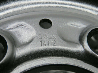 W123 steel wheel 5.5jx14h2 et30 5x112 used OEM