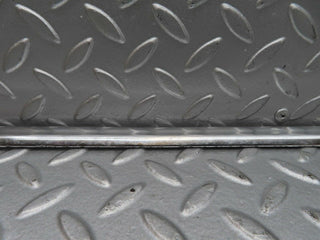 W123 front left door chrome moulding trim used OEM