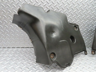 W140 Coupe engine bay undertray cover pair used OEM
