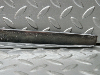 R107 SLC trunk chrome handle moulding left used OEM