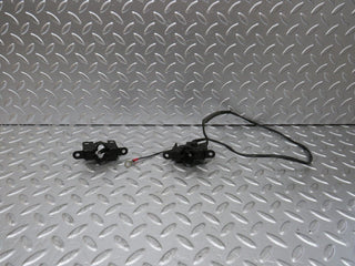 W140 hood bonnet lock pair with switch used OEM