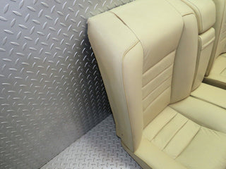 34414 Mercedes-Benz C126 380SEC Coupe Rear Seat Set Leather Beige 1249240123