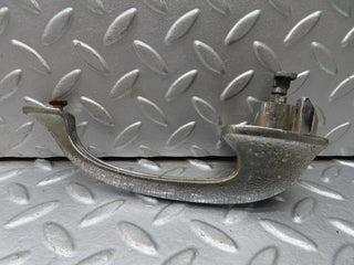 W121 Ponton exterior chrome door handle rear left used OEM