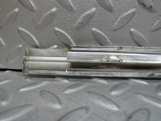 W109 front left door chrome moulding trim used OEM