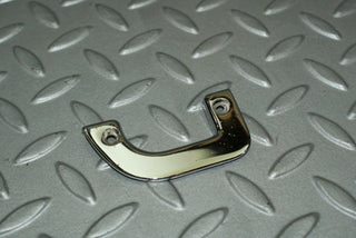 W115 right interior chrome door latch trim used OEM