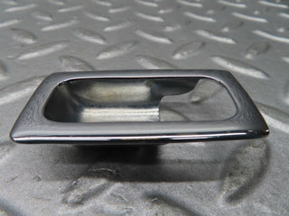 W123 Coupe door lock handle surround chrome used OEM