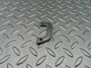 W115 right interior chrome door latch trim used OEM