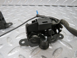 W140 hood bonnet lock pair with switch used OEM