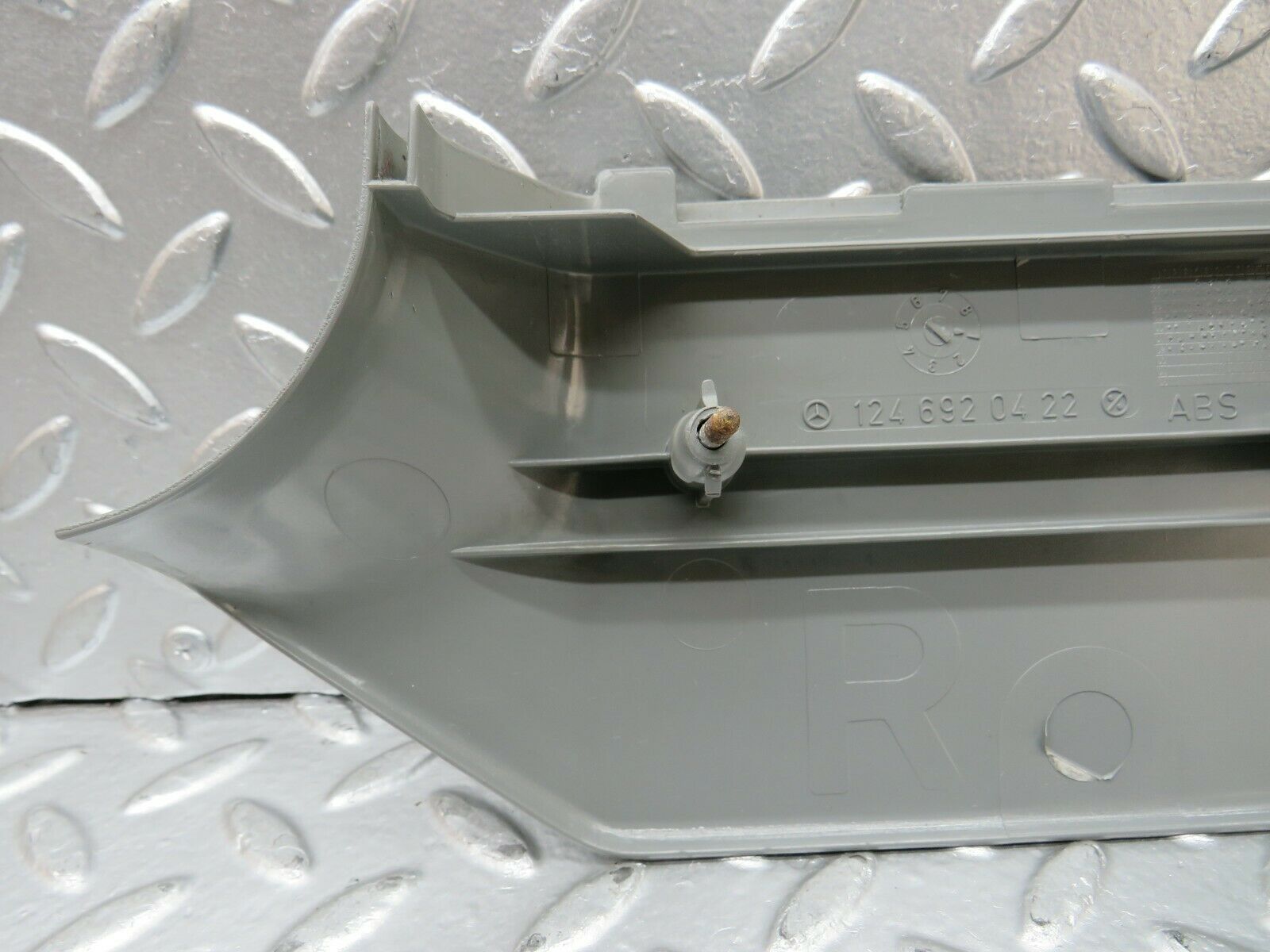 24193 Mercedes-Benz S124 220TE B Pillar Lower Cover Right Side 1246920422