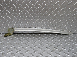 W123 rear left door chrome window channel used OEM