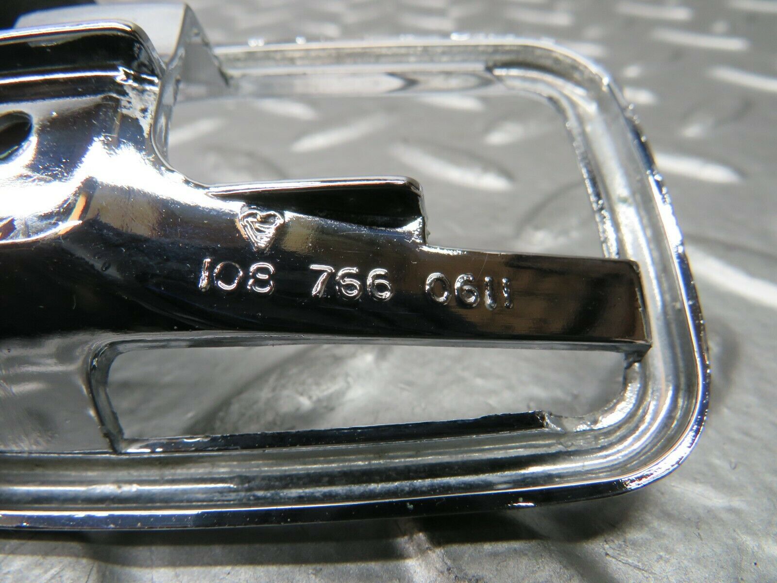 22979 Mercedes-Benz C123 230CE Chrome Frame For Door Opener Right 1087660611