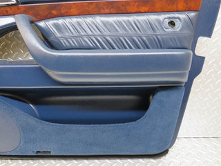 W140 front right door card blue used OEM
