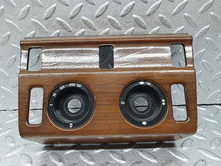 41398 Mercedes-Benz W124 200E Heater Control Panel Wood Trim 1246830275