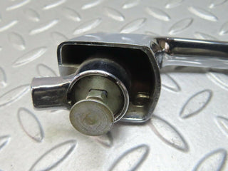 W115 chrome door handle rear left used OEM
