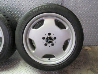 W126 Coupe alloy wheel set 8jx18 h2 et37 used OEM