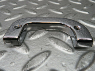 W123 Coupe right chrome door latch trim used OEM