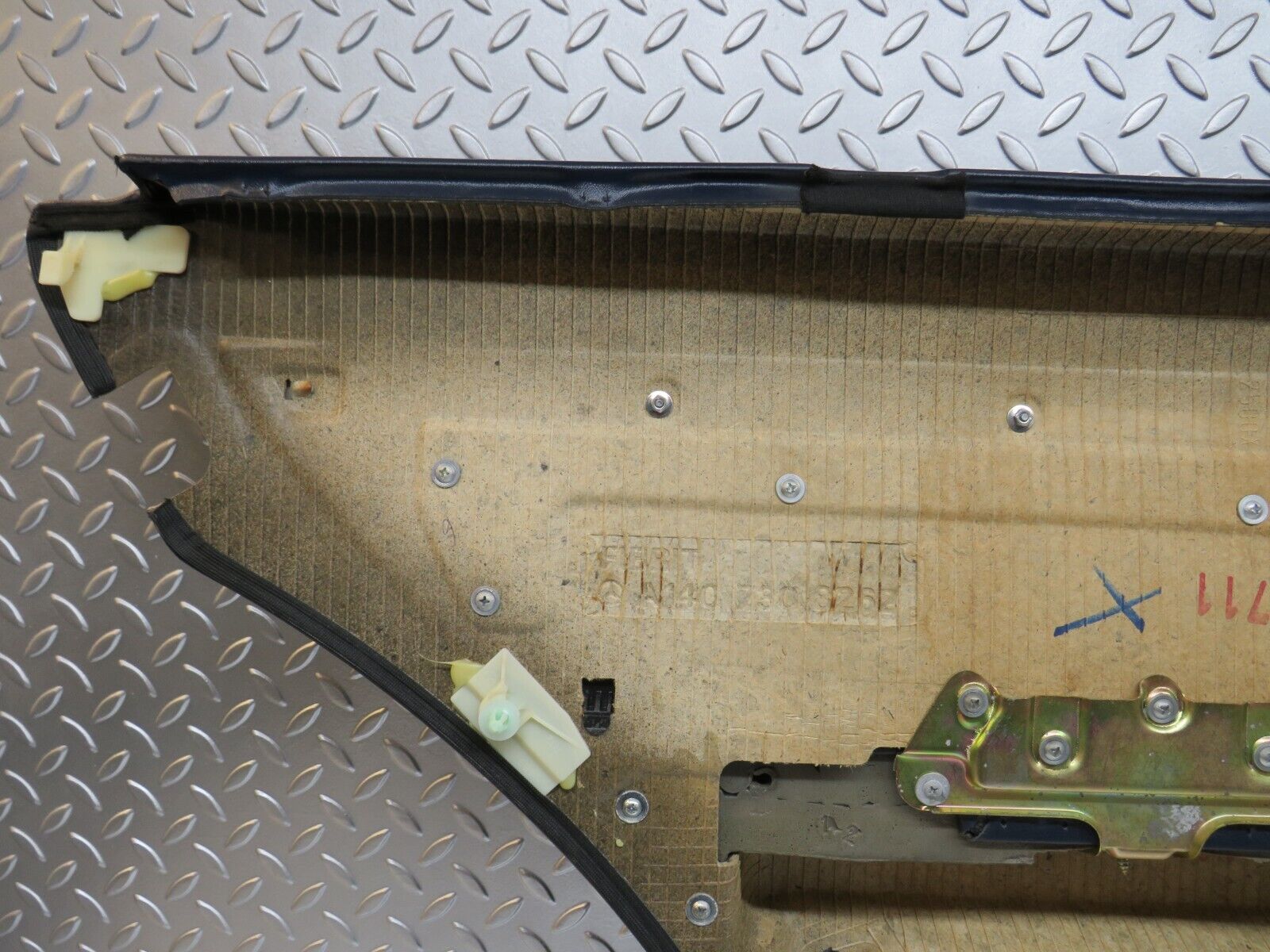 24637 Mercedes-Benz W140 SEL320 LWB Rear Right Door Card Blue