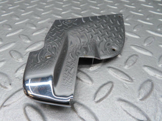 R107 SLC b pillar chrome cover plate right side used OEM