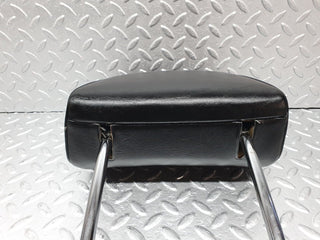W123 front seat headrest leather black used OEM