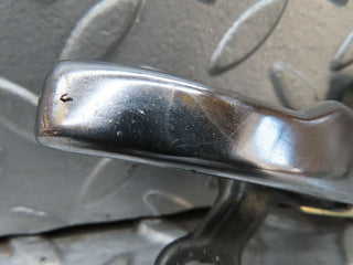 W116 rear right interior chrome door handle used OEM