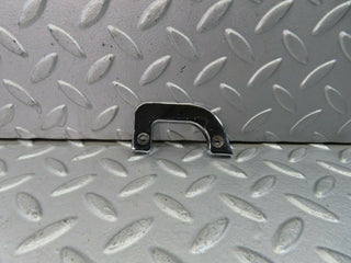 W115 right interior chrome door latch trim used OEM