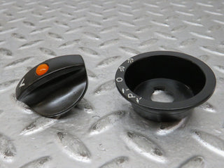 W123 headlight switch black collar and knob used OEM