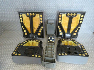 22384 Mercedes-Benz C124 E220 Coupe Rear Seat Leather Grey