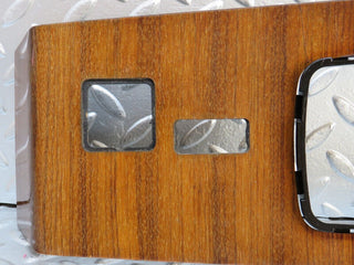 W123 Wagon centre console wood panel used OEM