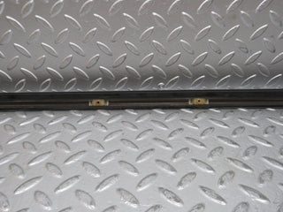 W123 trunk boot lid chrome moulding trim used OEM