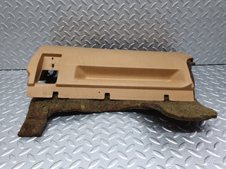 W124 under dash panel left side palomino used OEM